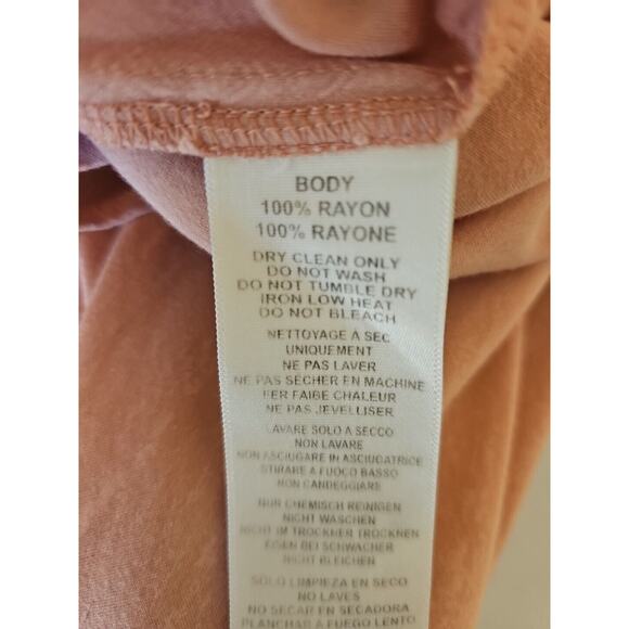 Anthropologie Saturday Sunday Wide Leg Pants Size‎ XS Peach - Picture 6 of 10